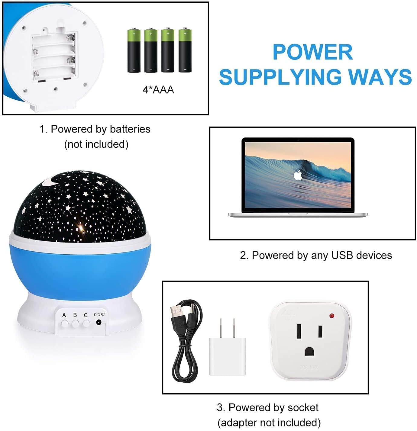 Star Moon Night Light Lights