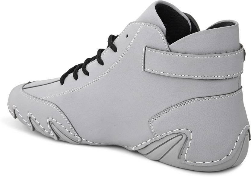 BOLLERO Casual Sneakers For Men's (Grey) Footwear