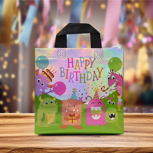 Birthday Gift Bag Reusable Party Gift Bags (1 Pc Mix Design) Bags & Accessories