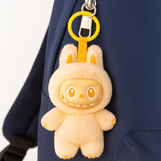 Plush Toy Cartoon Keychain With Hook Assorted Colorful Animal Design 1 Pc (Mix Design) Toys & Games