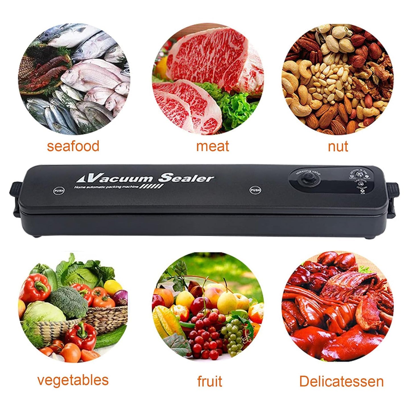 Vacuum Sealer Machine With 10 Pcs Bag (1 Set) vaccum sealers