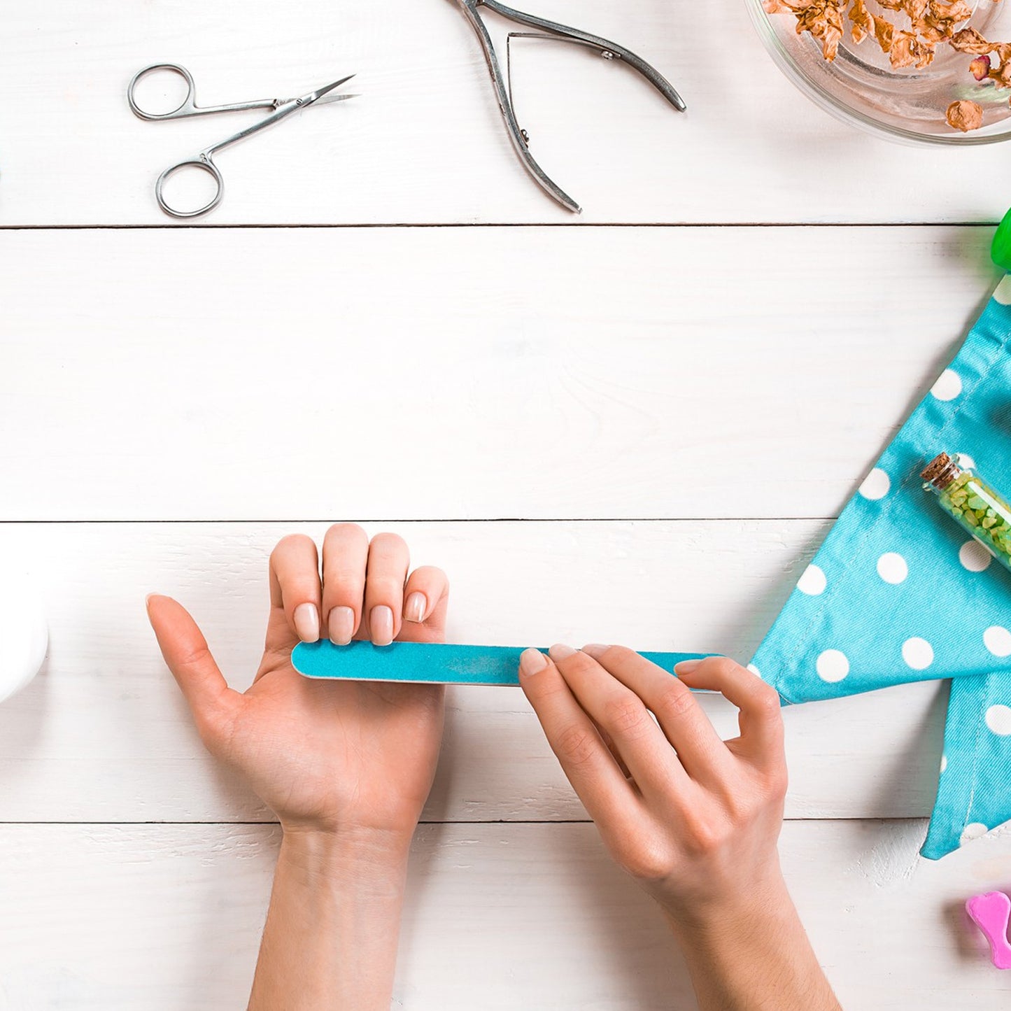 Professional Nail Filer Double Sided For Nail Shaper Nail File ( 18 Cm ) Nail Tools