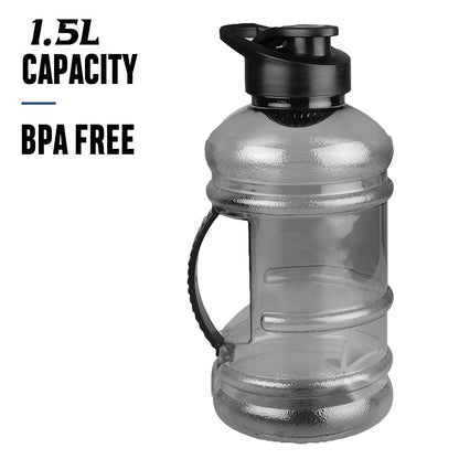 Sports Gym 1.5 Liters Gallon Water Bottle With Mixer And Strainer Water Bottles
