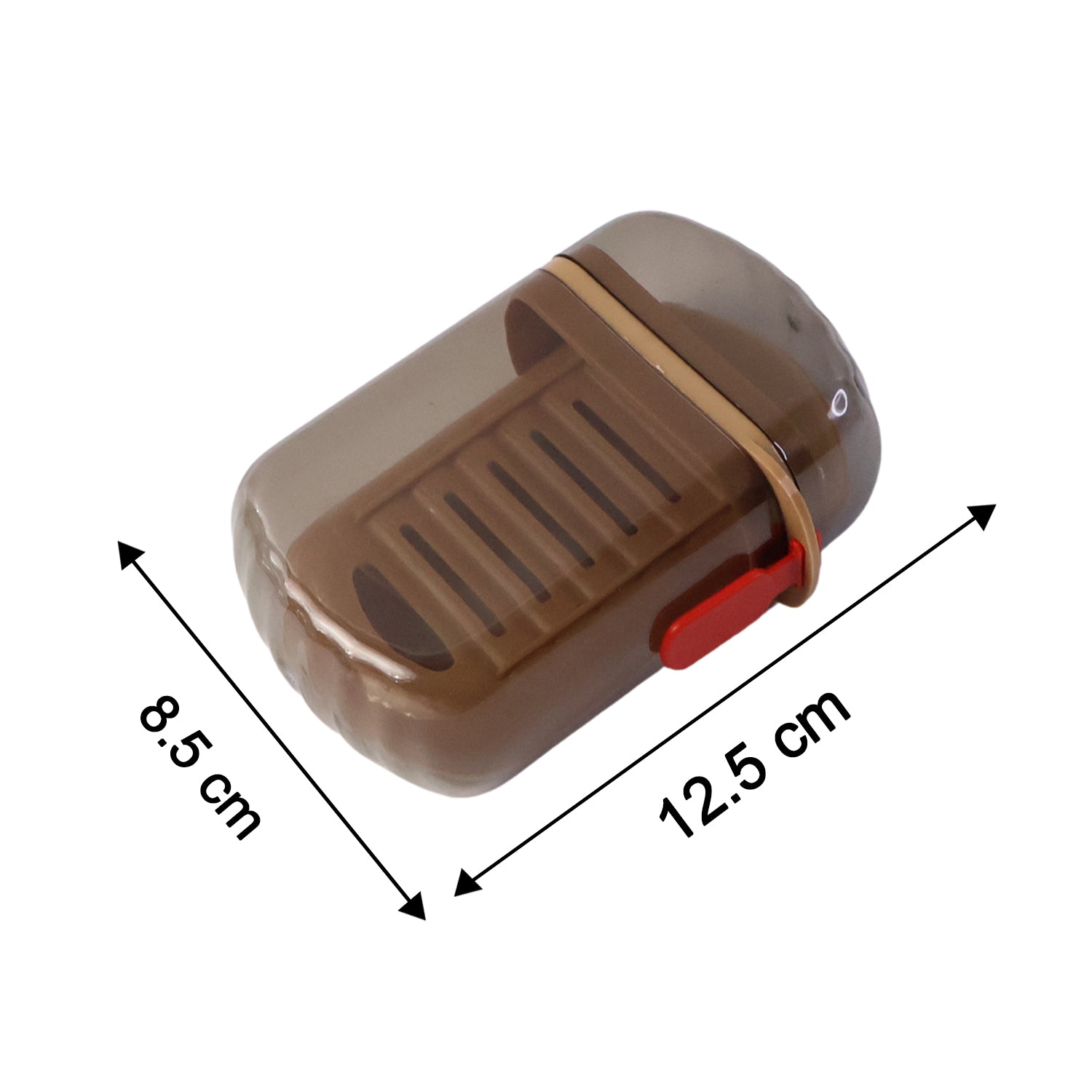 Premium Plastic Soap Box With Drain Tray Protective Cover Health and Beauty