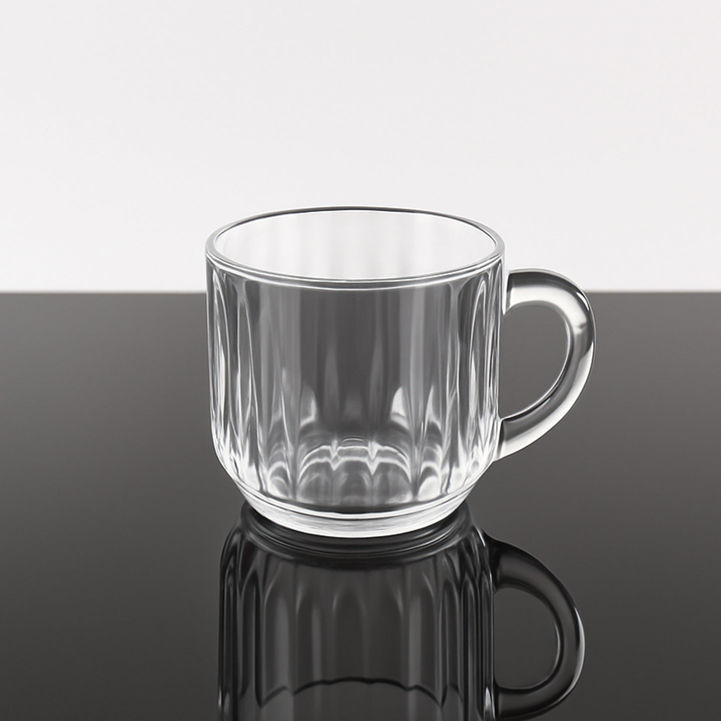 Unbreakable Transparent Plastic Tea Cups (Set Of 6 Pc) Home and Kitchen