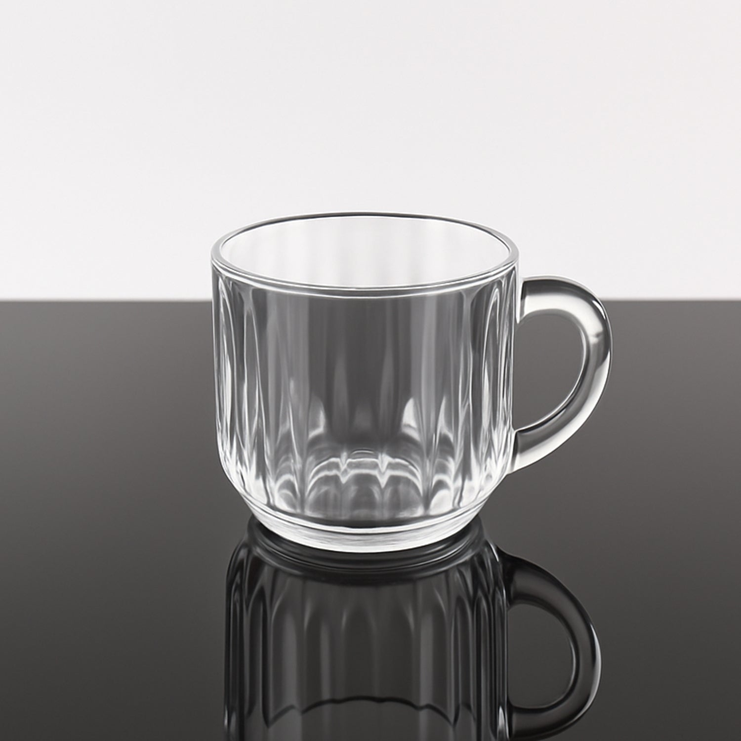 Unbreakable Transparent Plastic Tea Cups (Set Of 6 Pc) Home and Kitchen