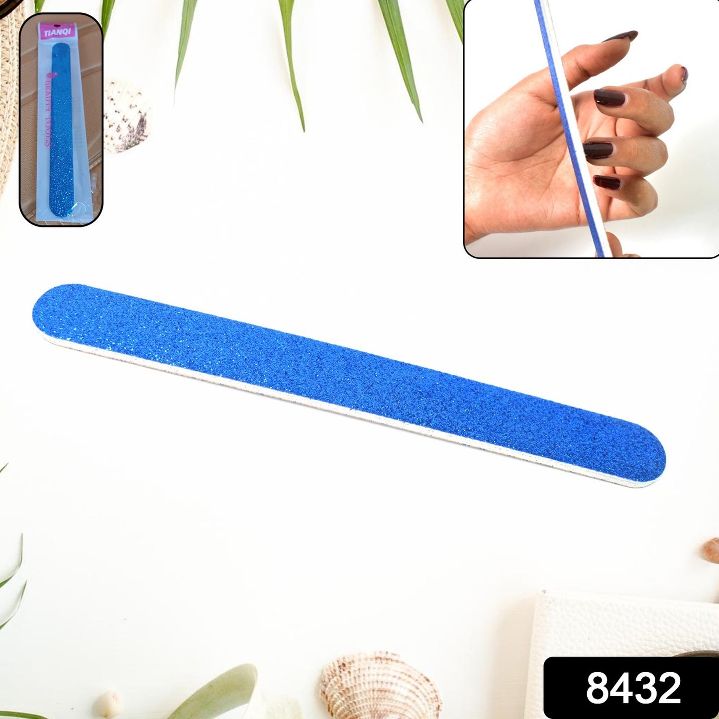 Professional Nail Filer Double Sided For Nail Shaper Nail File ( 18 Cm ) Nail Tools