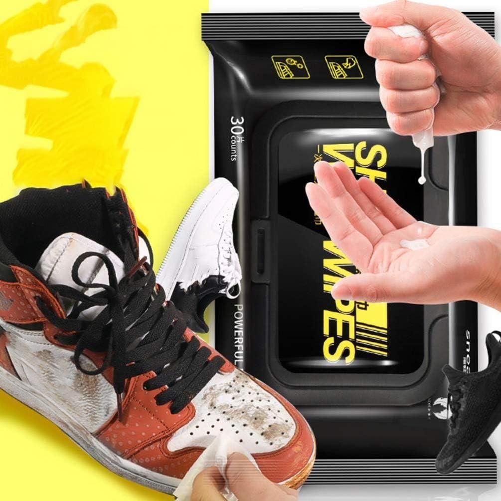 Natural Sneaker & Shoe Cleaner Wipes (Pack of 80) | Travel Friendly Cleaning Supplies