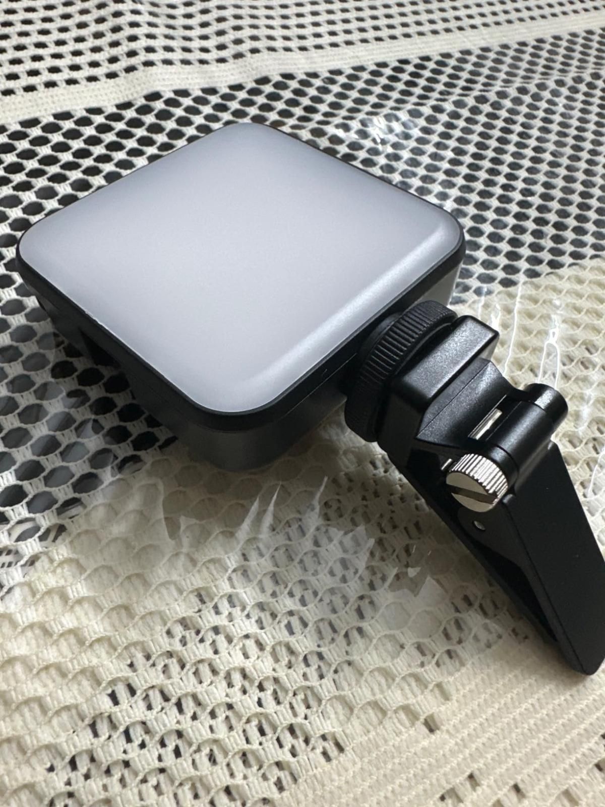 LED Video Light with Phone Holder Clip Camera Accessories