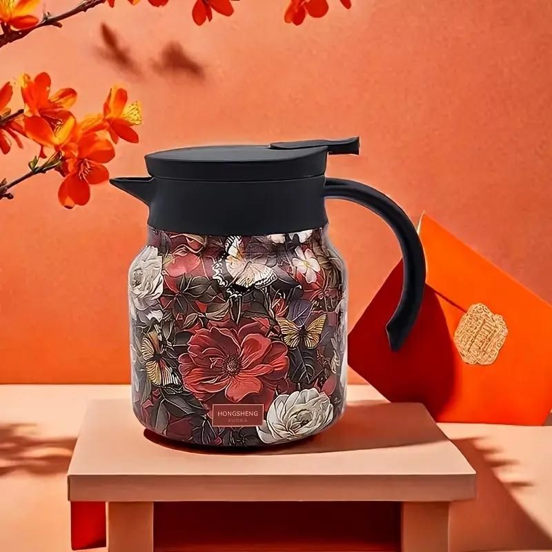 Insulation Pitcher - Vacuum Kettle Portable Hot Water/Teapot (800ml)