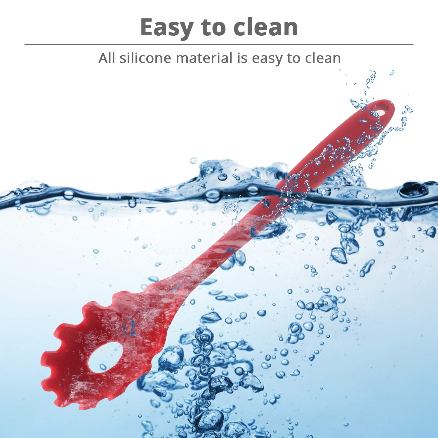 Pasta Fork Silicone Cookware Spaghetti Strainer Server Spoon No Hurt The Pot High Temperature Resistant Nonslip. slotted spoons