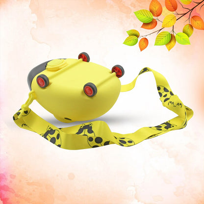 Cute Plastic Bug Shape Water Bottle With Adjustable Shoulder Strap 4 Wheel Water Bottle For Kids | Water Bottles
