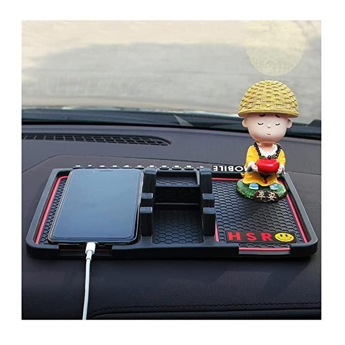HSR Car Accessories Multifunction Phone GPS Holder Anti-Slip Silicone Pad and Car Mobile Holders for Car Dashboard Car Accessories