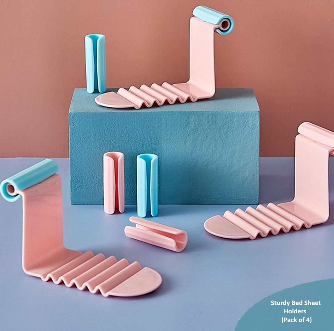 Sturdy Bed Sheet Holders (Pack of 2) Home Organization