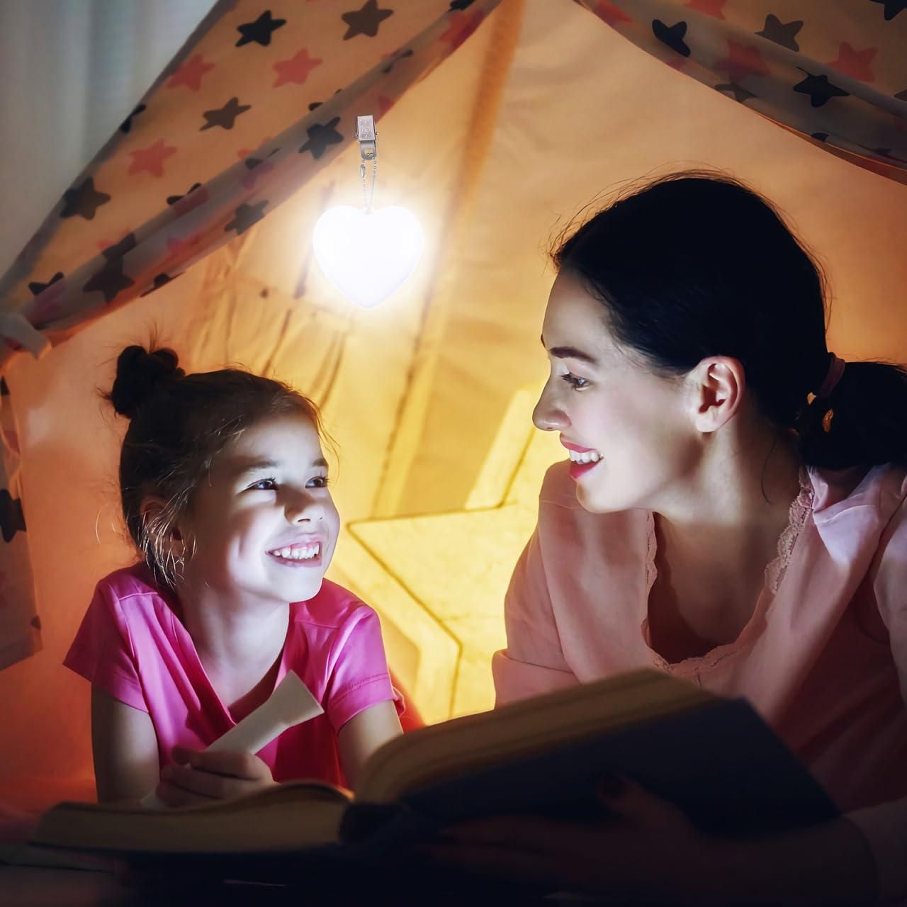 Sensor Touch Activated Light Mini Heart Shape Night Light LED Lights