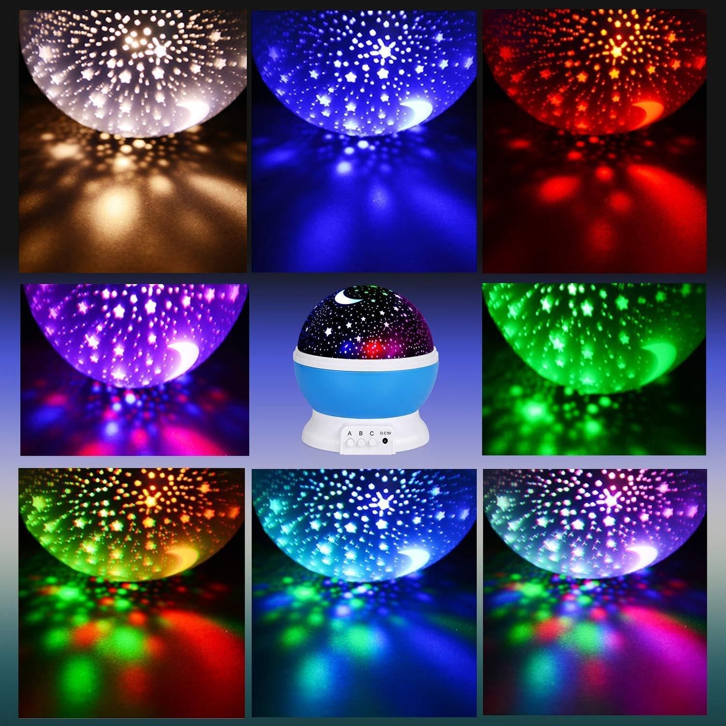 Star Moon Night Light Lights