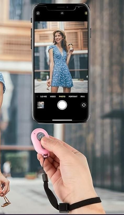 Wireless Bluetooth Selfie Remote Control for Smartphone Camera Photography Electronics