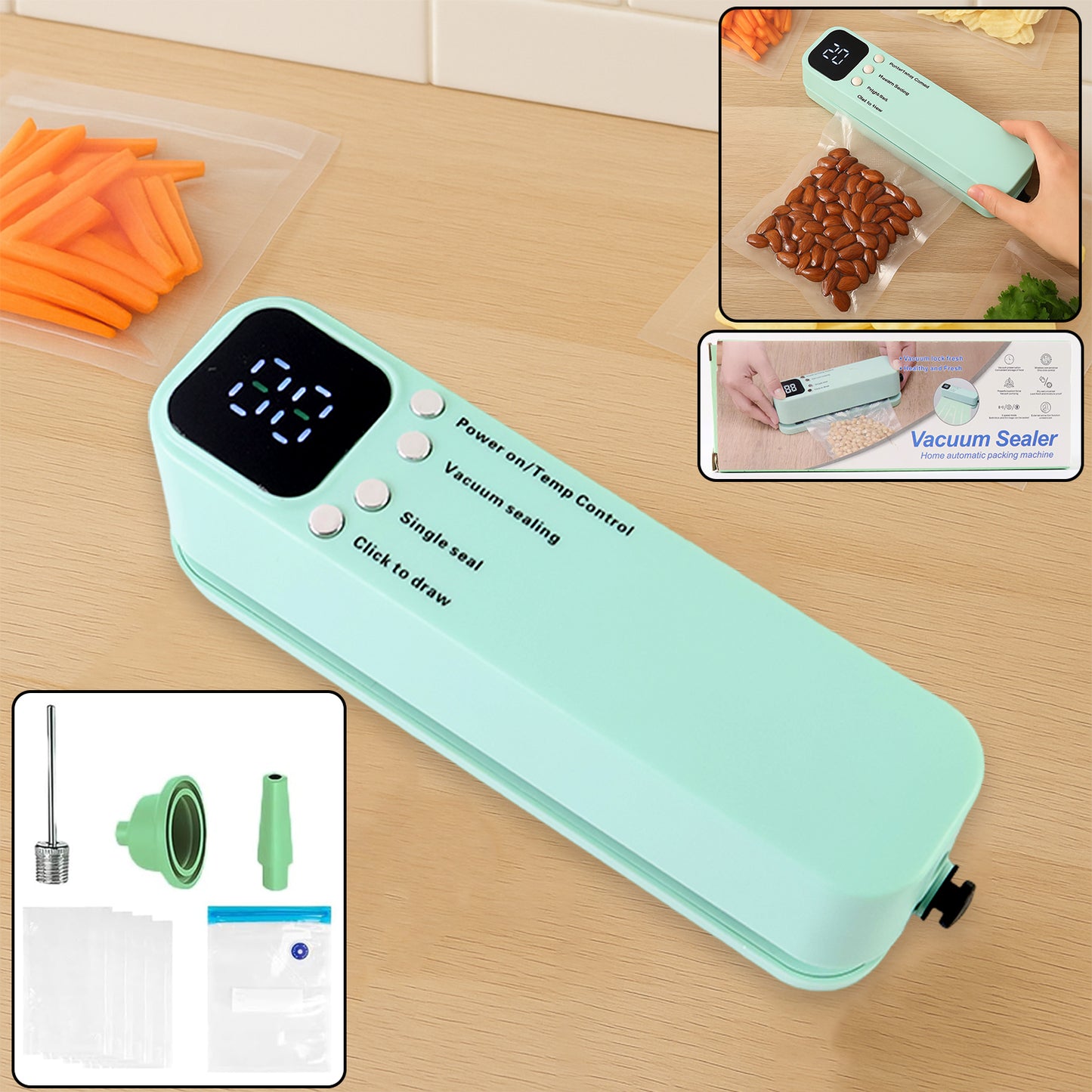 Rechargeable Electric Vacuum Sealer Machine vaccum sealers