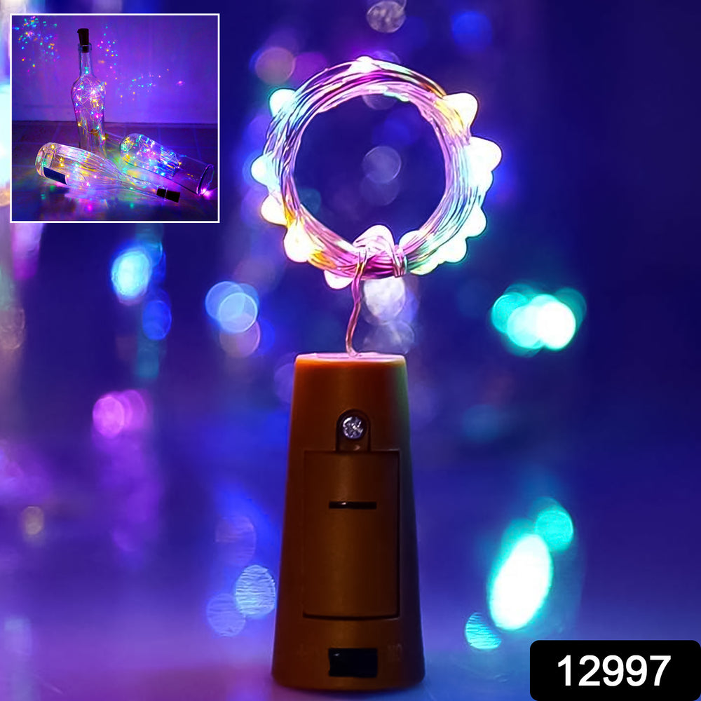 Wine Bottle Cork String Light Multi Led Battery Operated (Multicolor Light 1 Pc) Home & Garden > Lighting > String Lights