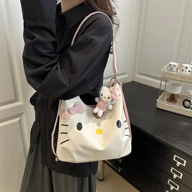 Cute 2 in 1 Kitty Bag with Plush Doll Toys & Games