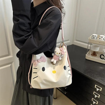Cute 2 in 1 Kitty Bag with Plush Doll Toys & Games