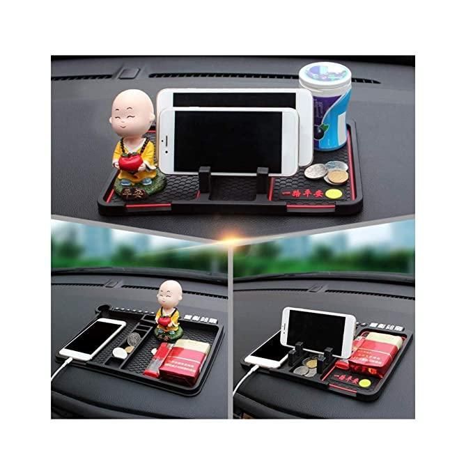HSR Car Accessories Multifunction Phone GPS Holder Anti-Slip Silicone Pad and Car Mobile Holders for Car Dashboard Car Accessories