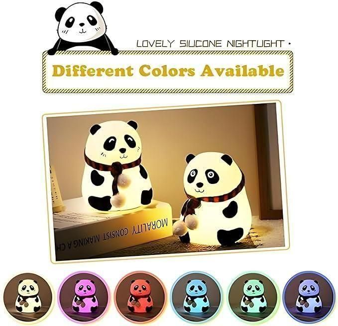 Cute Panda Light Lamp for Kids | Touch Sensor Night Light Lights