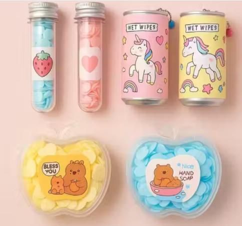 Combo Of 6 - Wet Wipes Can And Paper Soap Personal Care