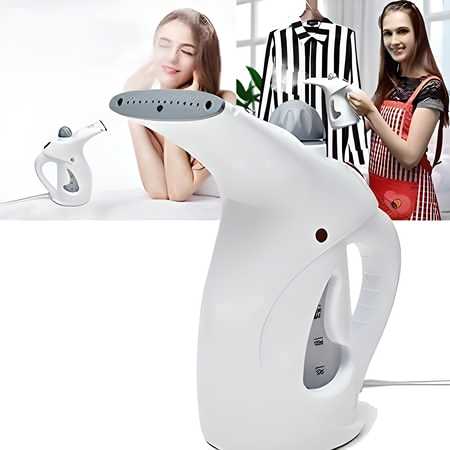 Fast Heat-Up Portable Garment & Facial Steamer Iron Brush | Travel Handy Home Appliances