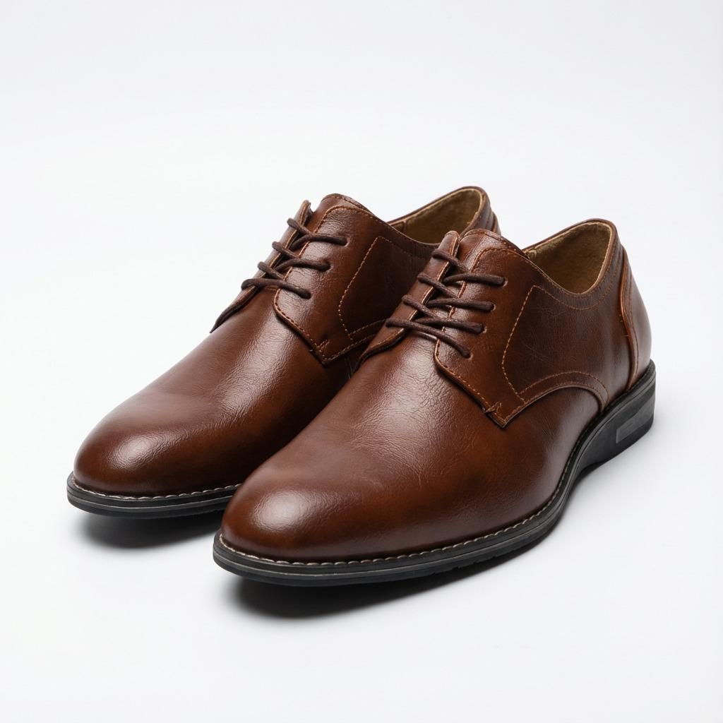Men's Smart Brown Formal Shoes Footwear