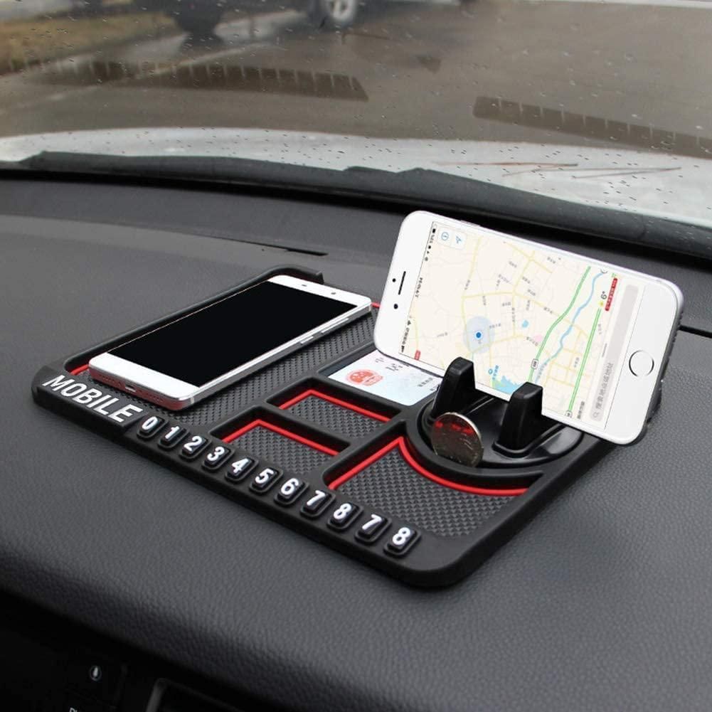 HSR Car Accessories Multifunction Phone GPS Holder Anti-Slip Silicone Pad and Car Mobile Holders for Car Dashboard Car Accessories