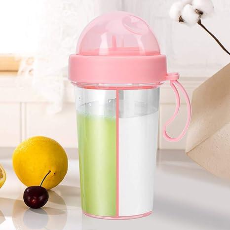 2 in 1 Water Bottle for hot and Cold Drinks with Double Straws and Cover 1000 ml Bottle Water Bottles