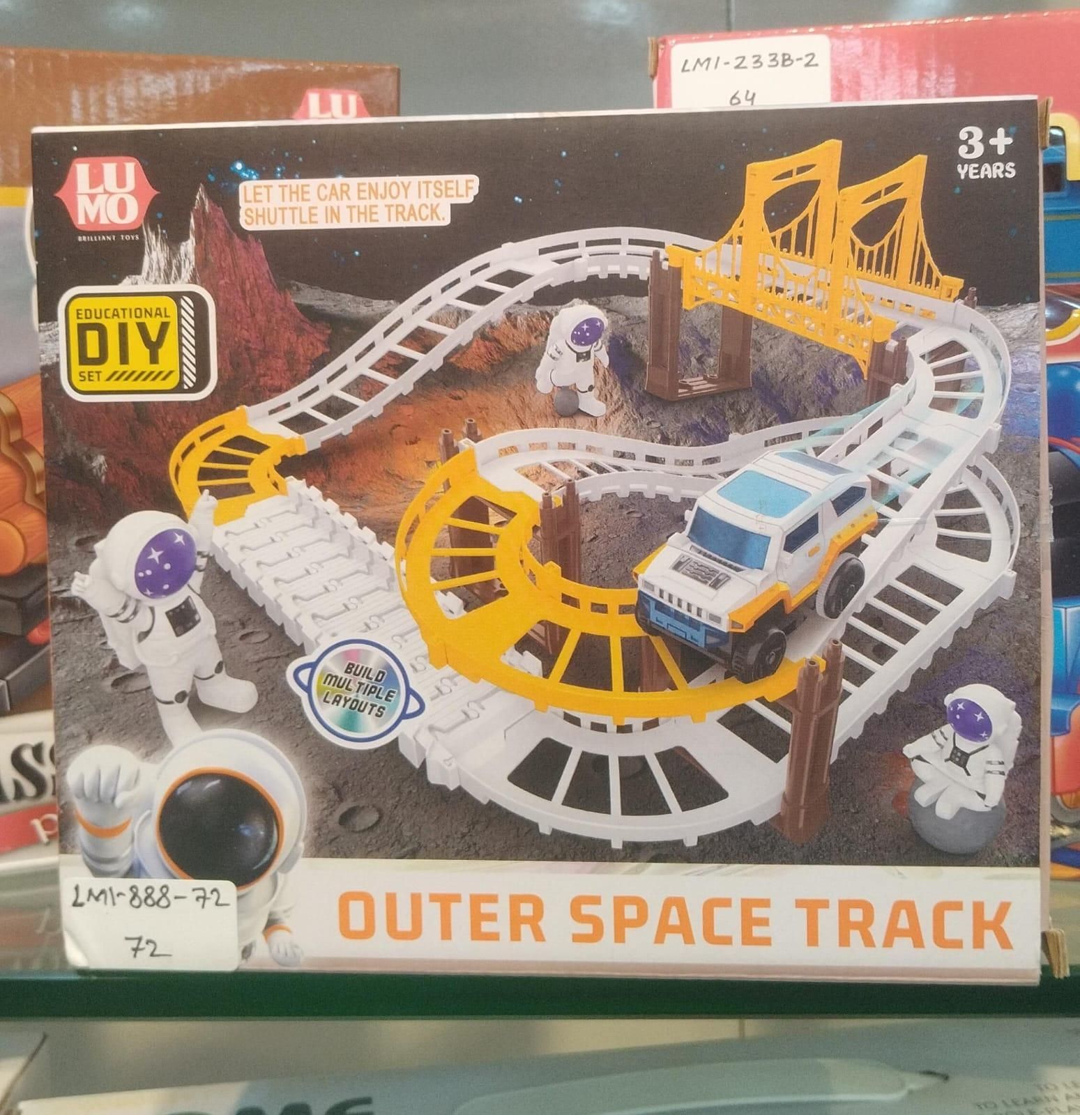 Astronaut Spaceship Track Set - Outer Space Toy Set for Kids Toys & Games