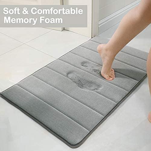 Water Absorbent Soft Foam Rectangular Bath Mat / Door Mat – Non-Slip & Super Absorbent Home & Bath
