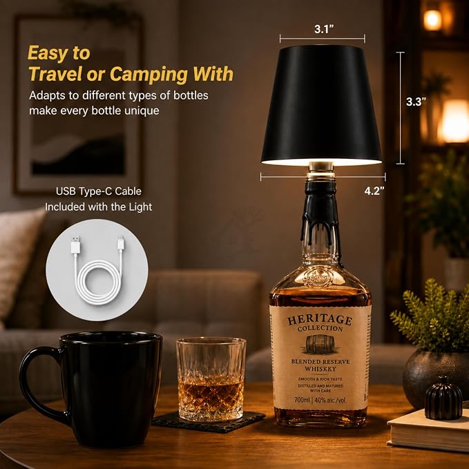 Rechargeable LED Table Lamp | USB Type-C Light | Gift for Women, Staff, Family & Friends | Birthday Present | Diwali Gift | Festival Gifting Set home_goods