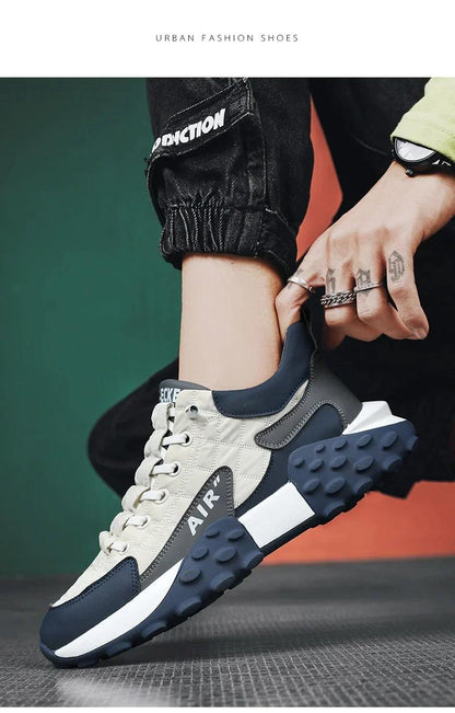 Men's Casual Shoes Thick Base Sneakers Footwear