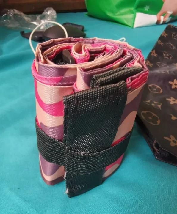 Foldable Shopping Handbag Travel Bag Women Shoulder Waterproof Carry Bag, Folding Tote Bag With Zip (1Pcs) Bags & Accessories