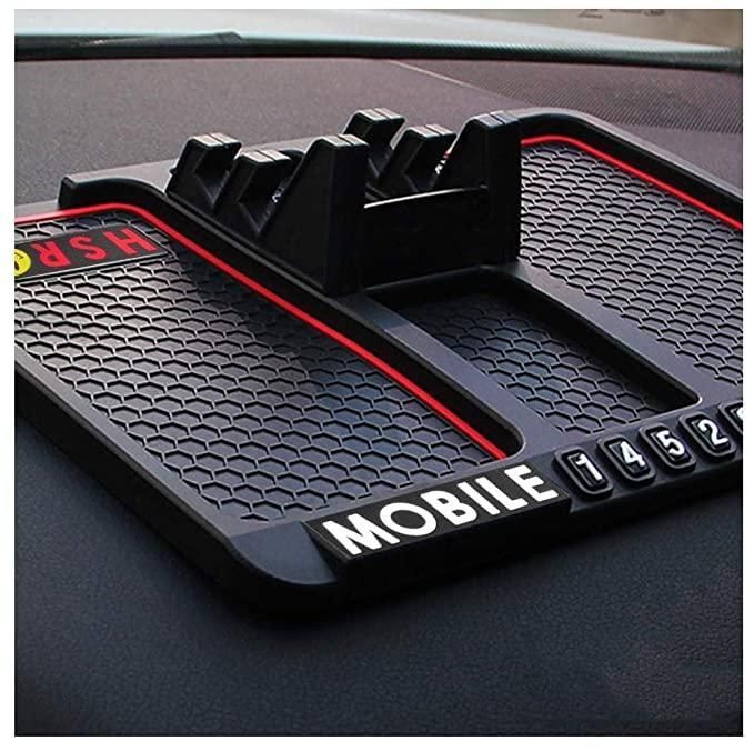 HSR Car Accessories Multifunction Phone GPS Holder Anti-Slip Silicone Pad and Car Mobile Holders for Car Dashboard Car Accessories
