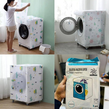 Home Organisation Folding Washing Machine Cover – Pack of 2 Home Organization