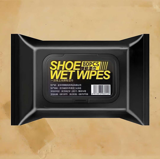 Natural Sneaker & Shoe Cleaner Wipes (Pack of 80) | Travel Friendly Cleaning Supplies