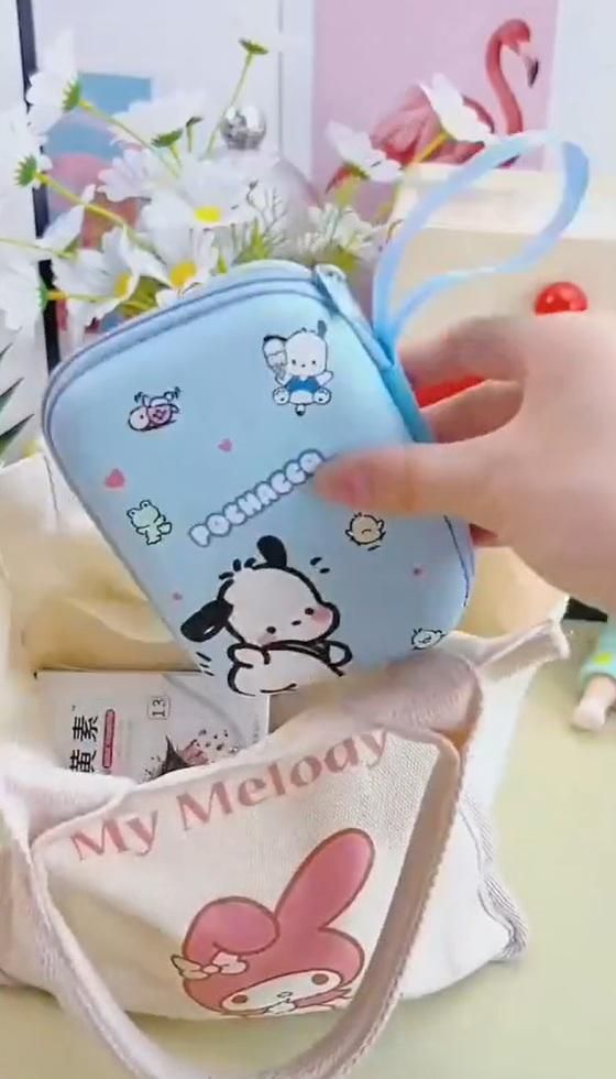 Cute Kawaii Design Mini Pouch - Travel Case Bags & Accessories