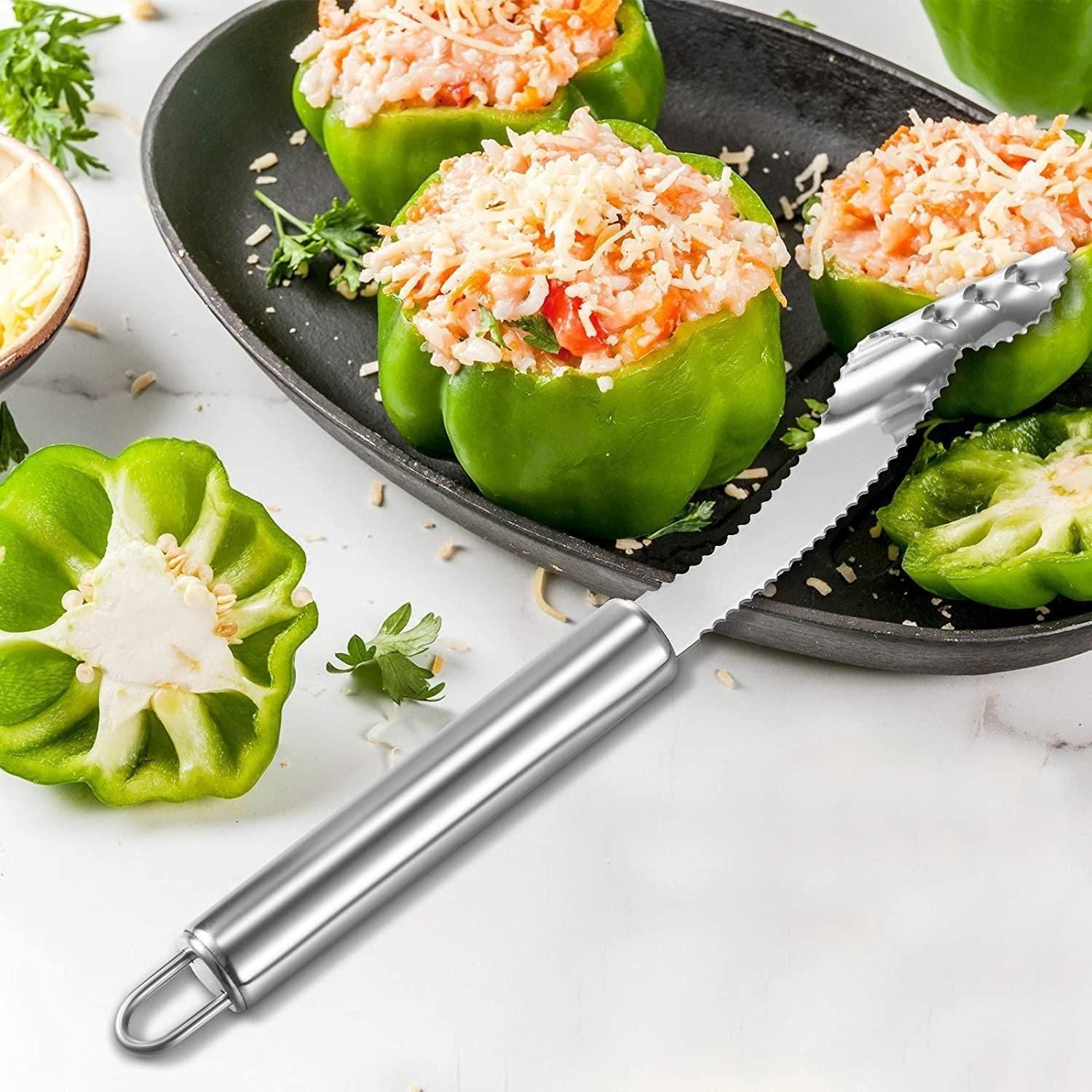 Apple Corer Tool | Stainless Steel Fruit & Vegetable Core Remover