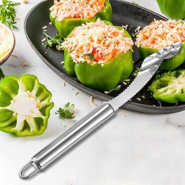 Apple Corer Tool | Stainless Steel Fruit & Vegetable Core Remover