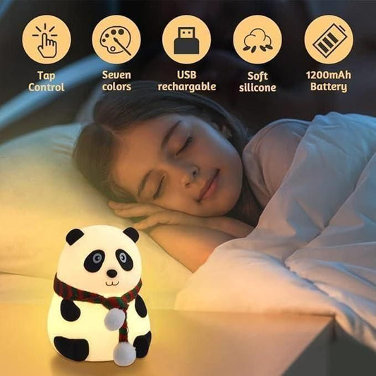 Cute Panda Light Lamp for Kids | Touch Sensor Night Light Lights