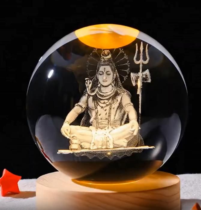Shiv Crystal LED Lamp | Grab Now Home Decor