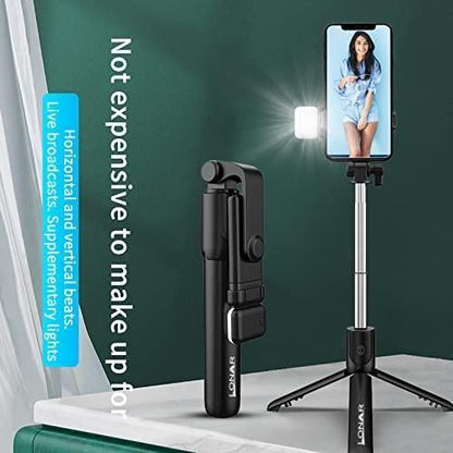 Extendable 3-in-1 Selfie Stick Tripod with Bluetooth Remote Mobile Phone Accessories