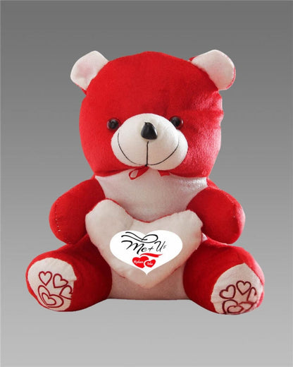 Love Quote Soft Teddy Bear with Heart | Valentine's Day Gift for Kids & Couples Toys & Games