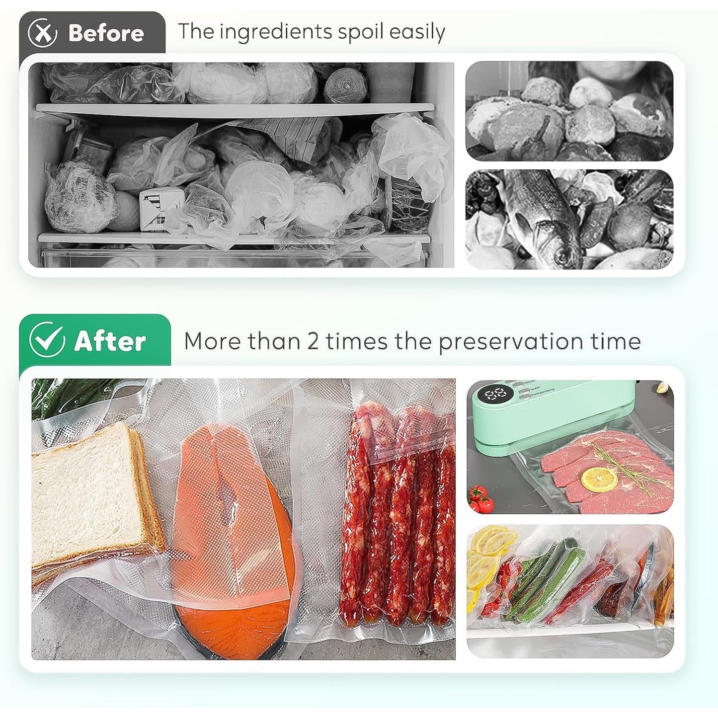 Rechargeable Electric Vacuum Sealer Machine vaccum sealers