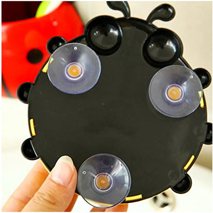 Cute Ladybug Toothbrush Holder With Toothbrush Combo Set oral care