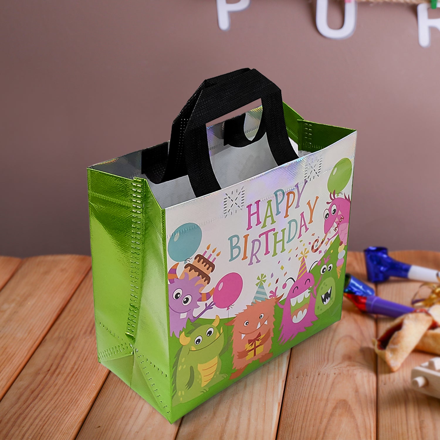 Birthday Gift Bag Reusable Party Gift Bags (1 Pc Mix Design) Bags & Accessories